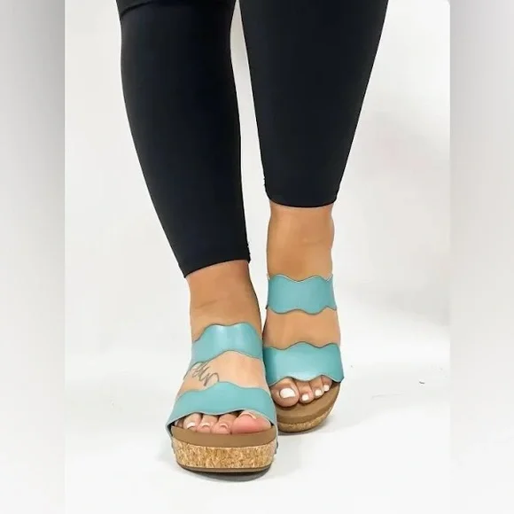 NEW Corkys Obviously Wedge Sandal Size 9 - Picture 12 of 12